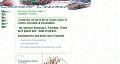 Desktop Screenshot of emeraldcasinos.ie